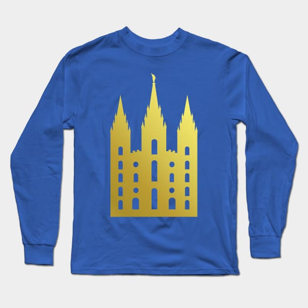 Salt lake temple Long Sleeve T-Shirt by GamerPiggy